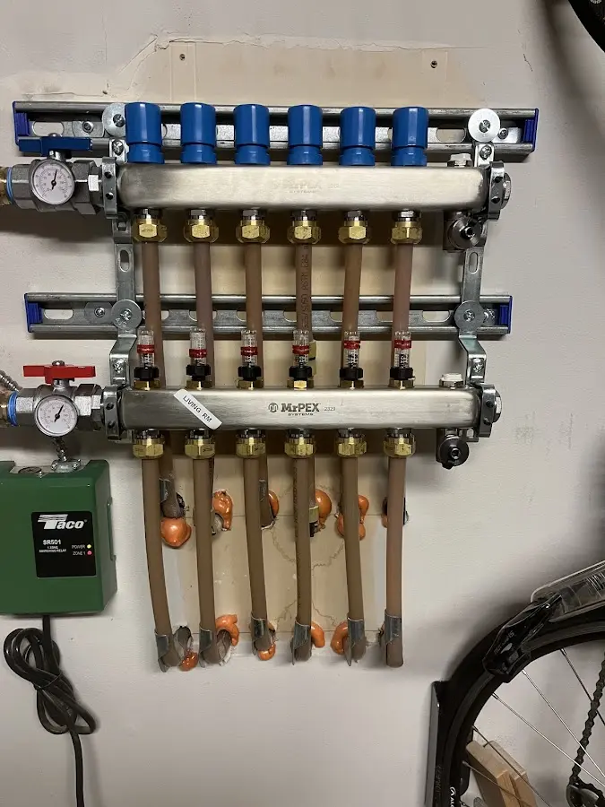 Plumber performing Leak Detection at a residential property in Eagle Lake